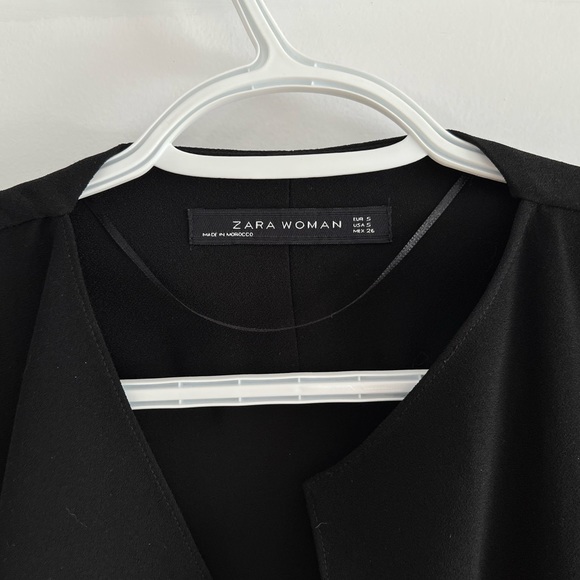 ZARA A-Symmetrical Dressy Vest - Picture 4 of 5